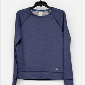 Under Armour Gold Gear Blue Striped Sweatshirt